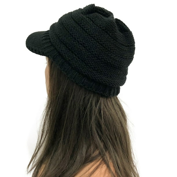 Lady Winter Hat Cute Knitted Hat Female Beanie Hat Winter Beanies Winter Warm Fashion Outdoor Cap 